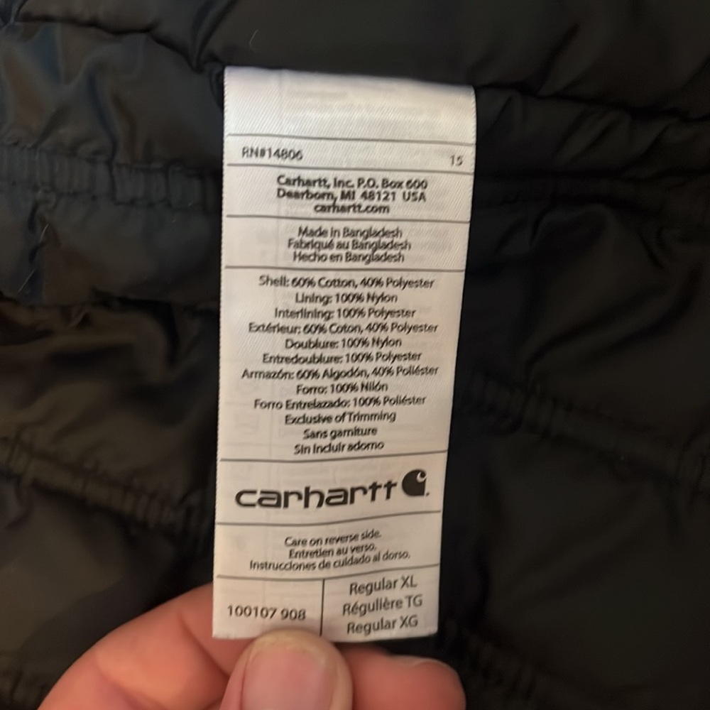 Vintage quick duck carhartt jacket size xl - Picture 10 of 10